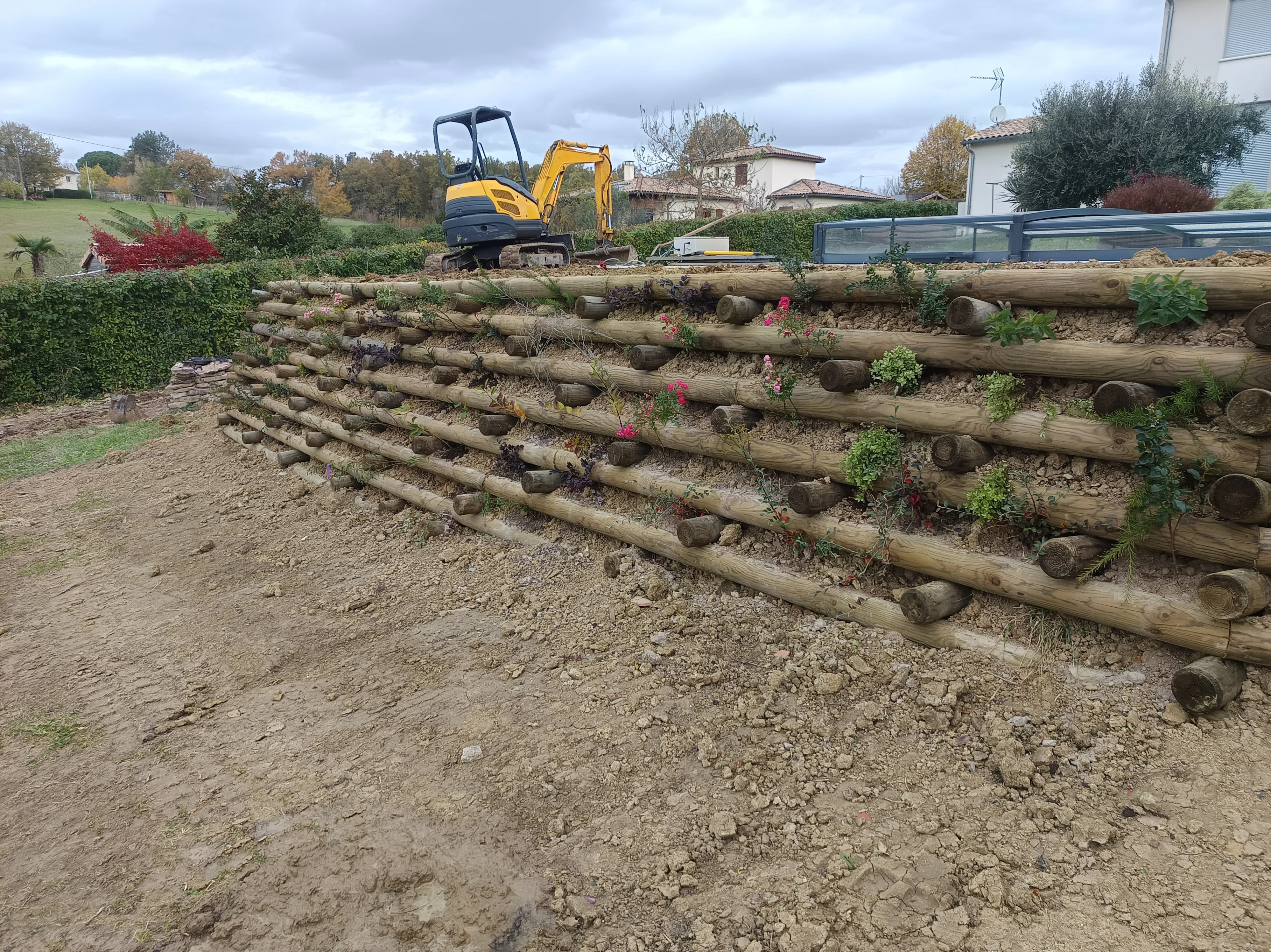 Caisson végétalisé